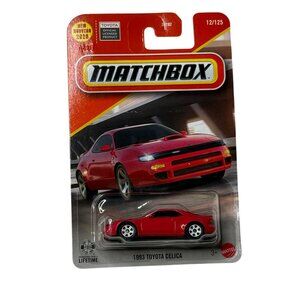 Matchbox 1993 Toyota Celica Red Coupe • New for 2026 • Diecast Car